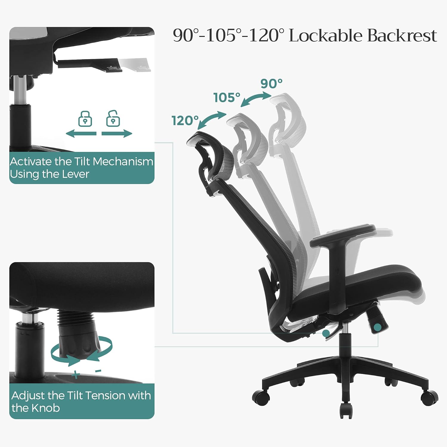 Songmics OBN55BK détail 3